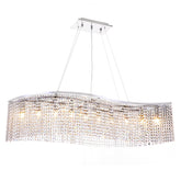 Wave Crystal Raindrop Chandelier